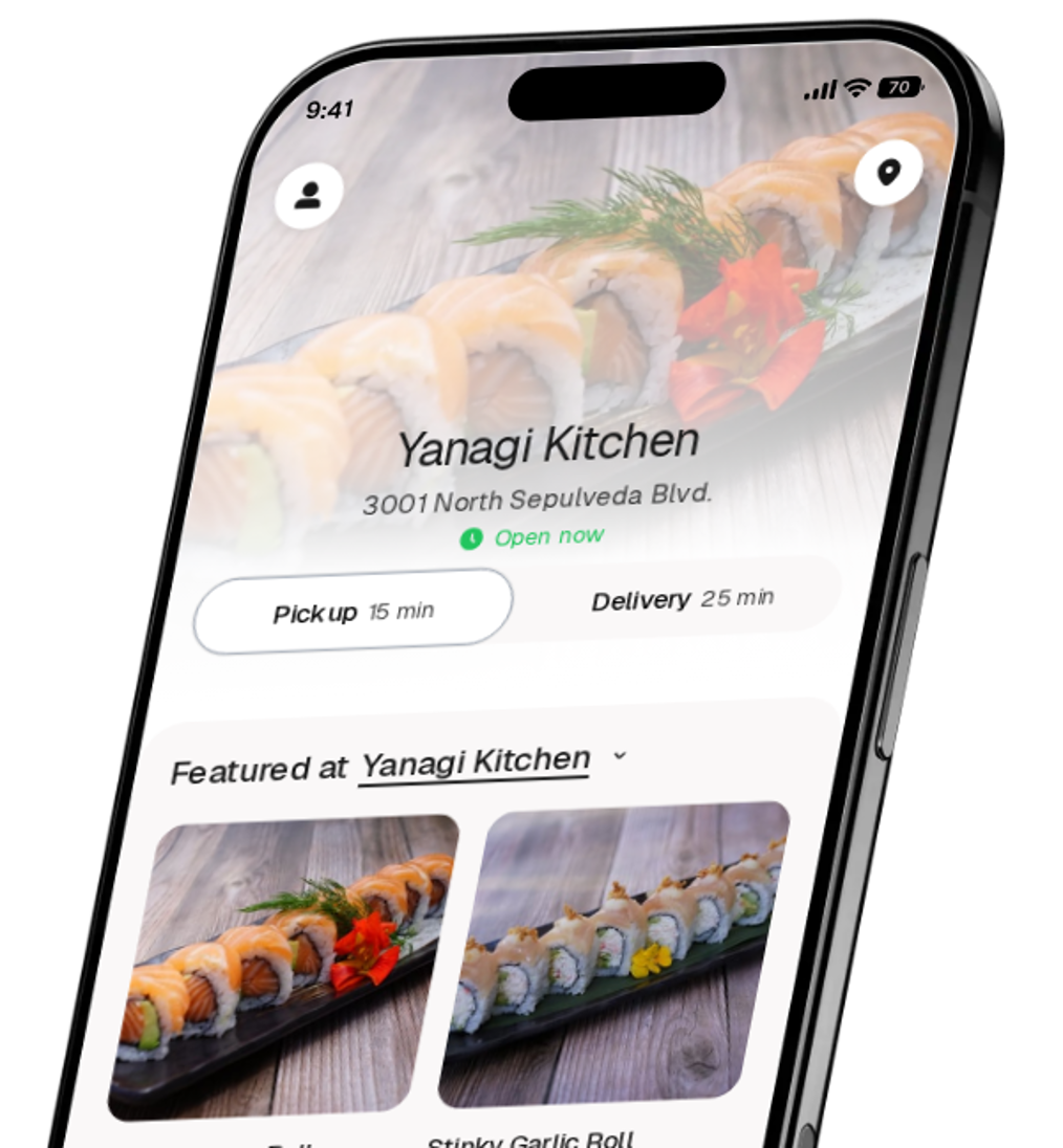 Yanagi Kitchen app preview