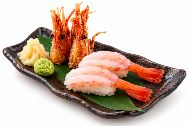 Sweet Shrimp Sushi.