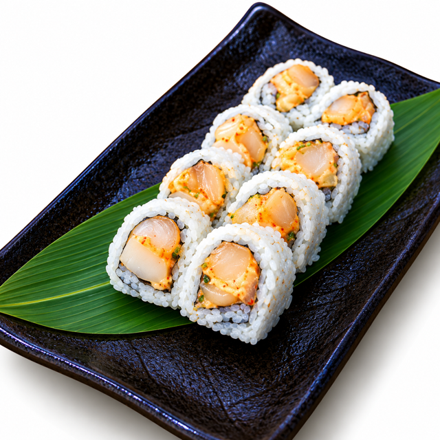 Spicy Scallop Roll.