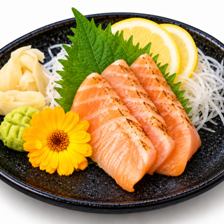 Seared Salmon Sashimi