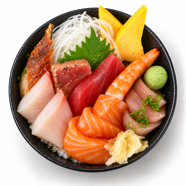 Chirashi Rice Bowl.