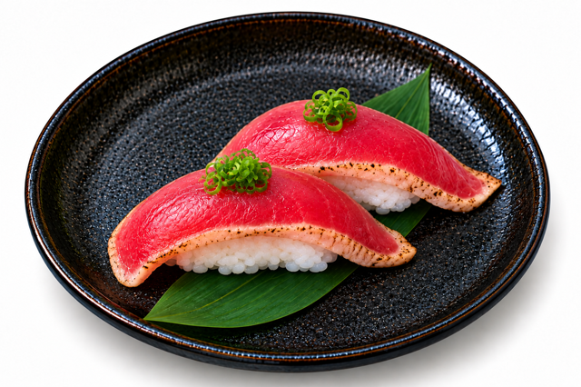 Seared Tuna Tataki Sushi.