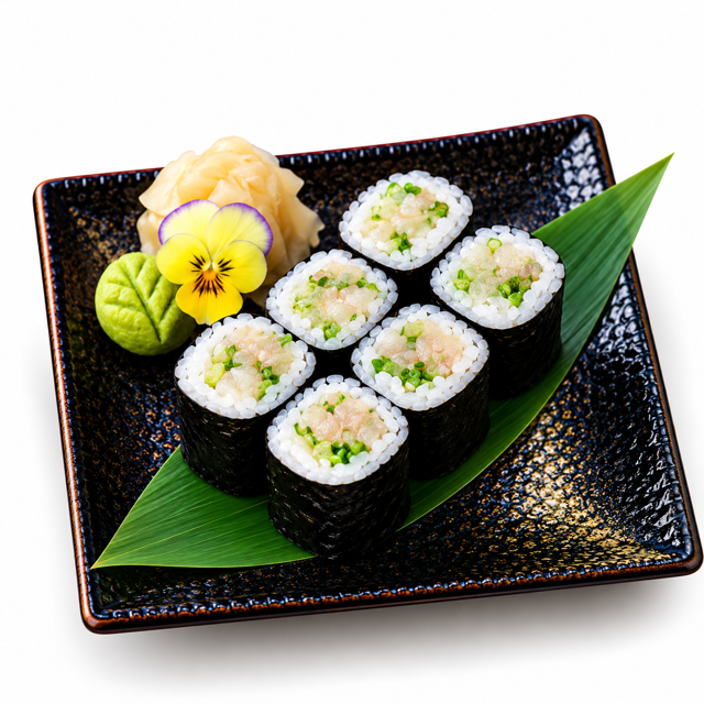 Yellowtail Scallion Roll.
