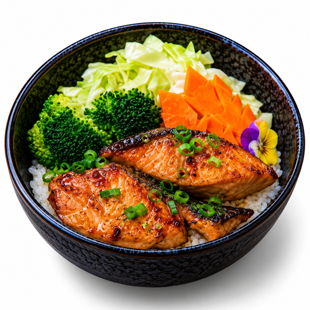 Salmon Teriyaki Bowl.