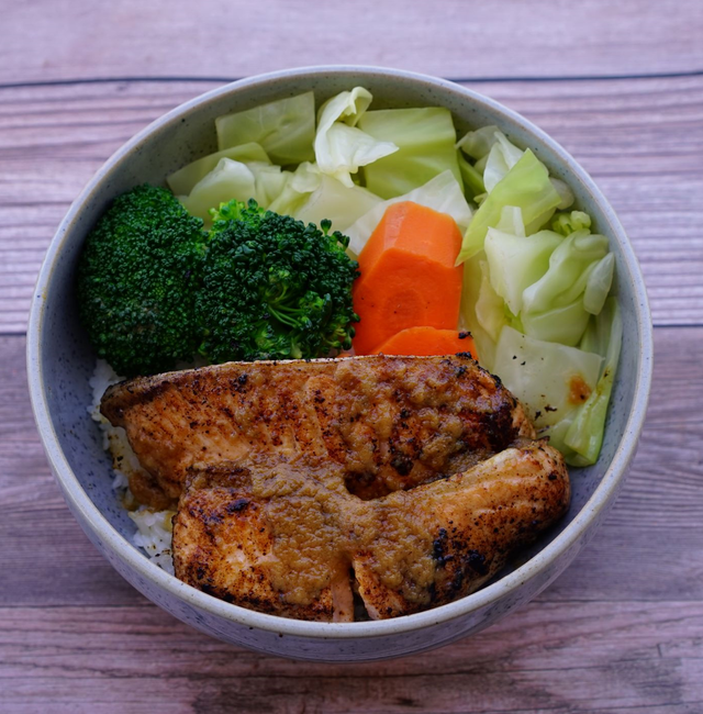 Miso Salmon Bowl.
