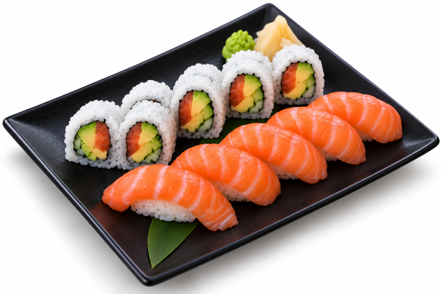 Salmon Sushi Special.