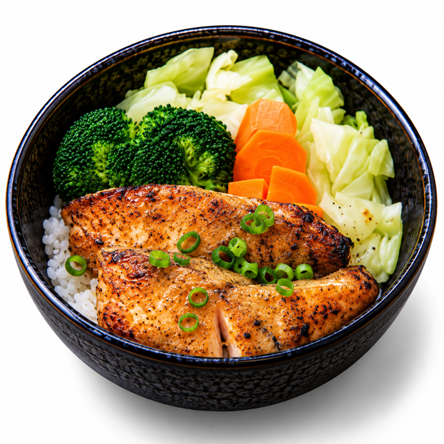 Miso Salmon Bowl.