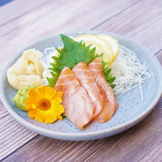 Seared Salmon Sashimi