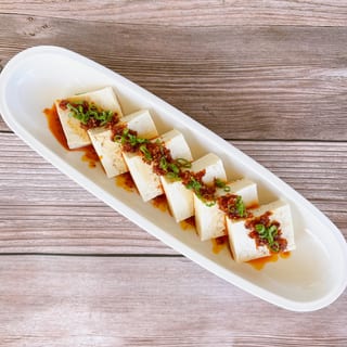 Organic Tofu with Spicy Garlic Sauce